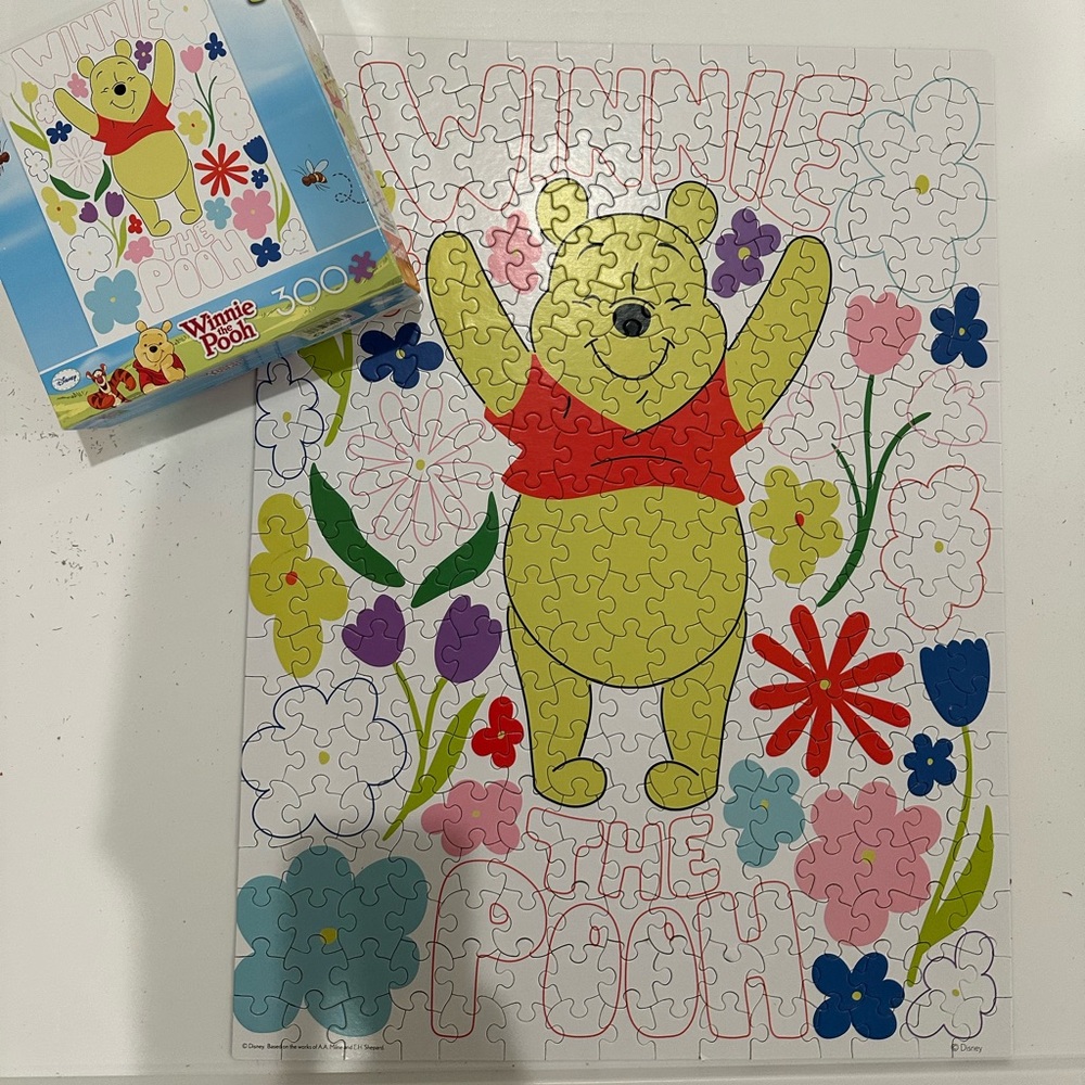 Winnie the Pooh Kids Puzzle Red and Yellow